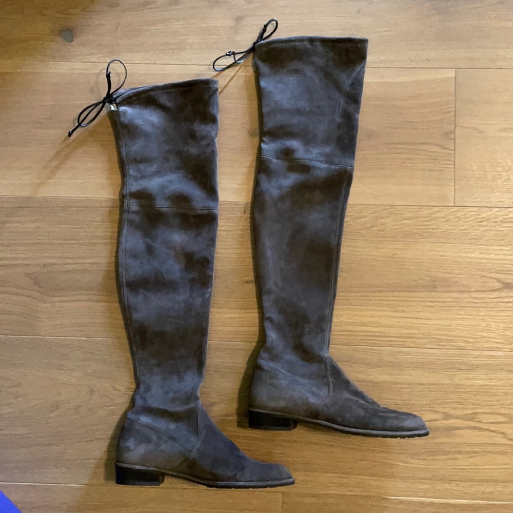 Stuart Weitzman Lowland over the knee boots.